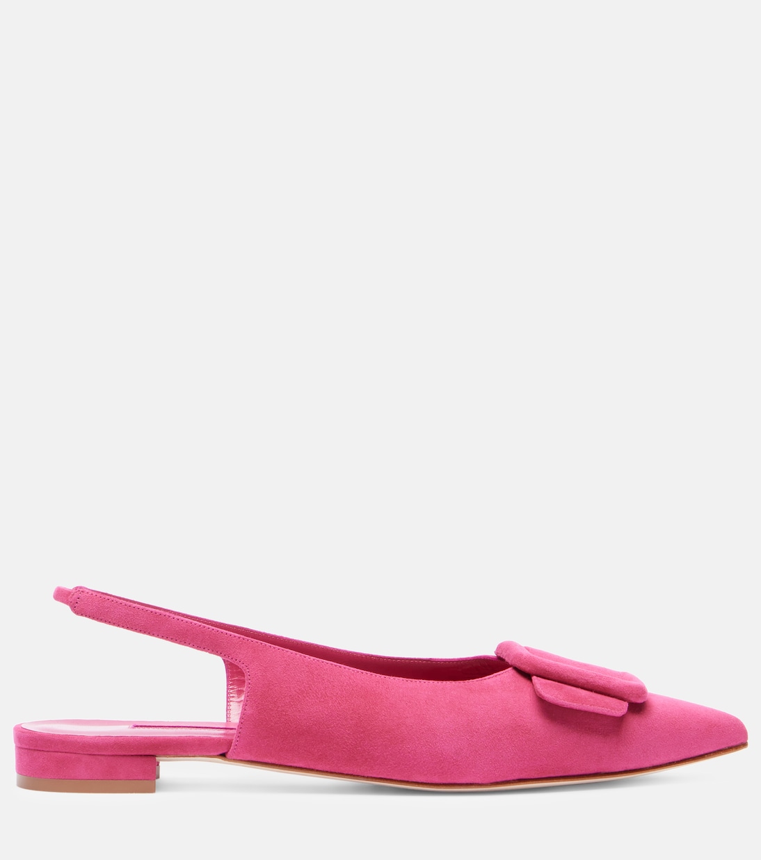 Maylura suede slingback flats | Manolo Blahnik