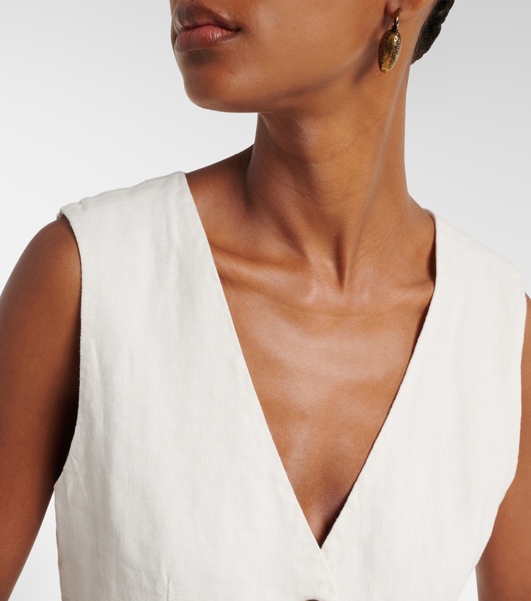 Weste Acie aus Leinen | Velvet