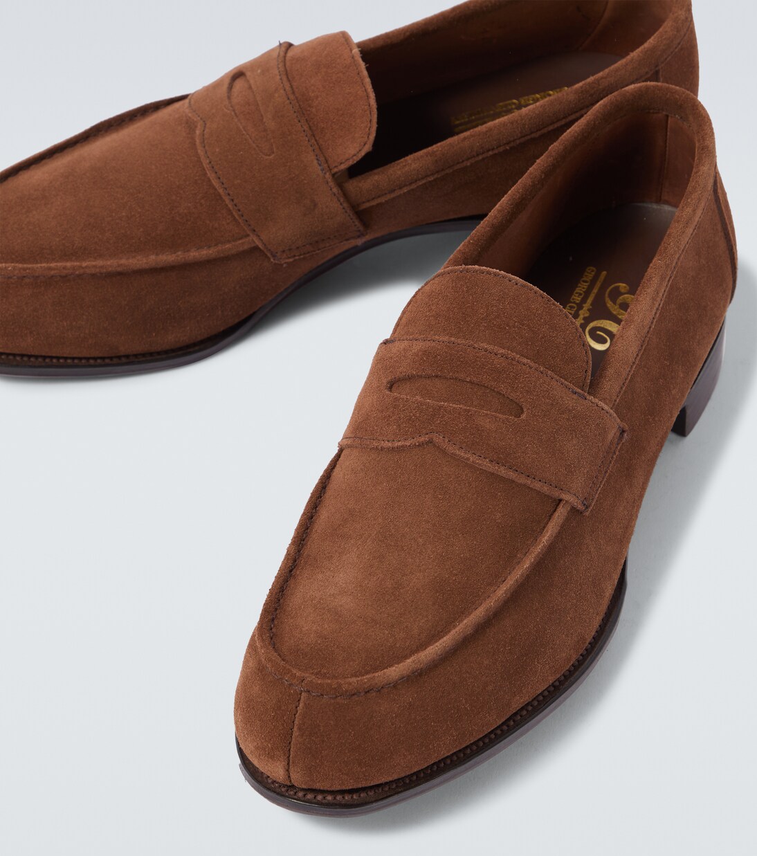 Loafers Cannes aus Veloursleder | George Cleverley