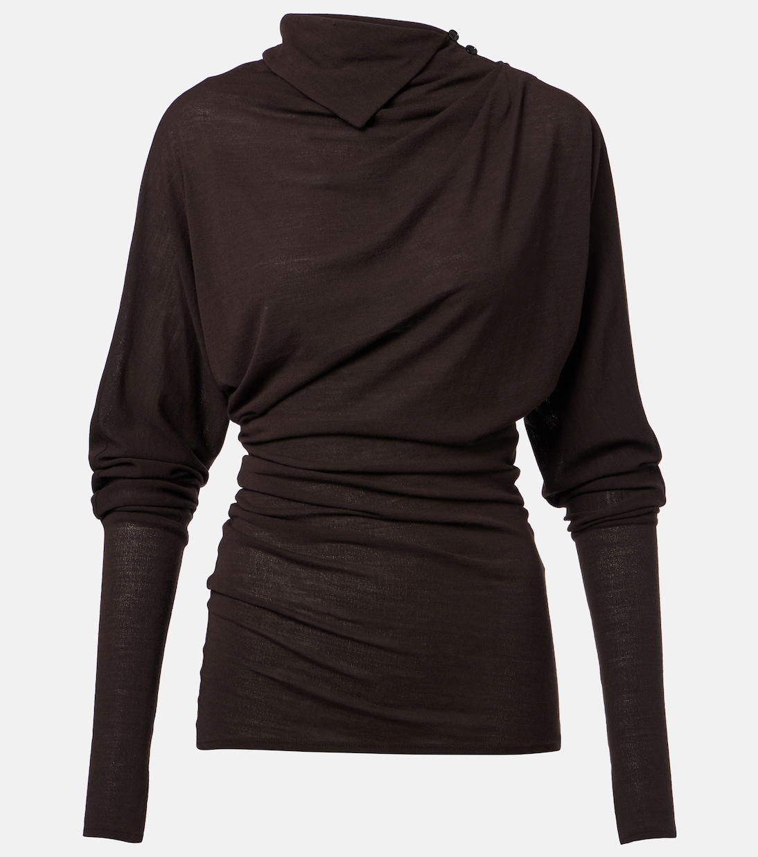 Golda gathered jersey top | Proenza Schouler