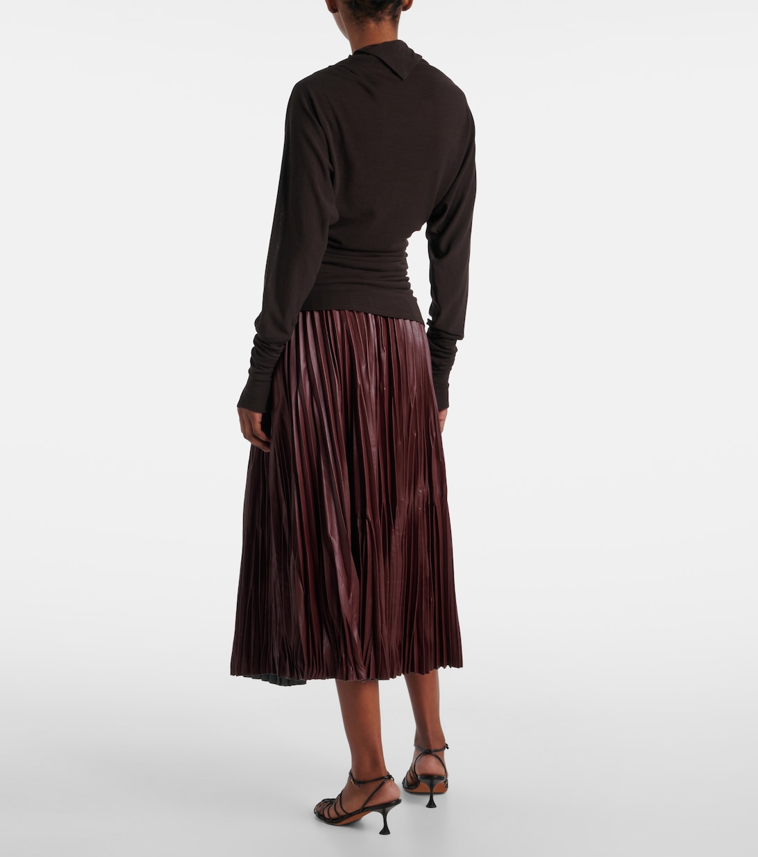 Golda gathered jersey top | Proenza Schouler