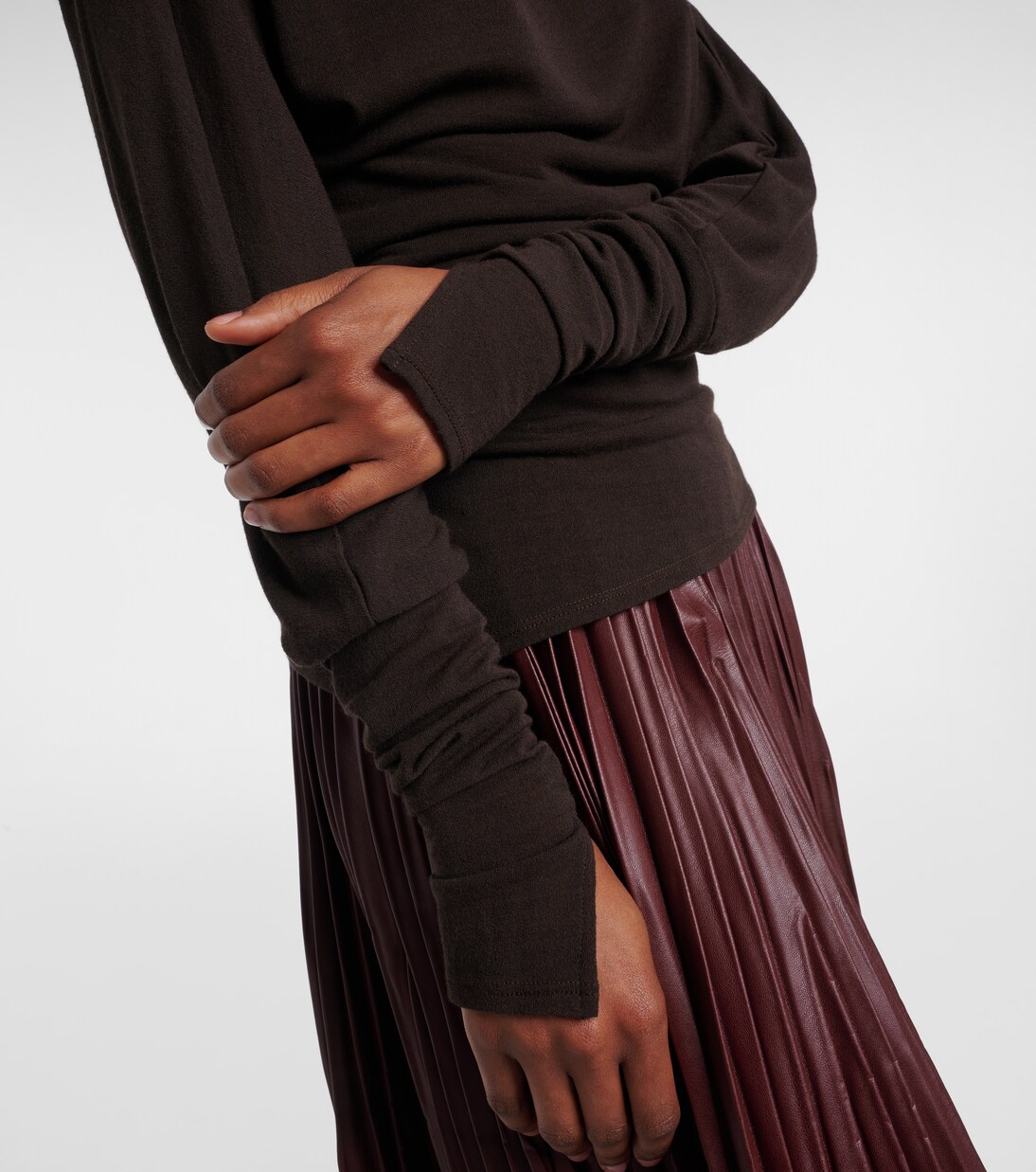 Golda gathered jersey top | Proenza Schouler