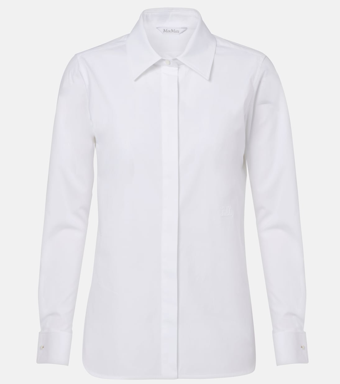 Camisa Knut de popelín en mezcla de algodón | Max Mara