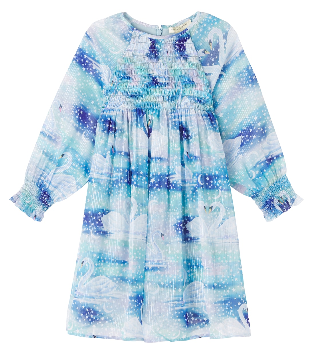 Printed shirred dress | Stella McCartney Kids