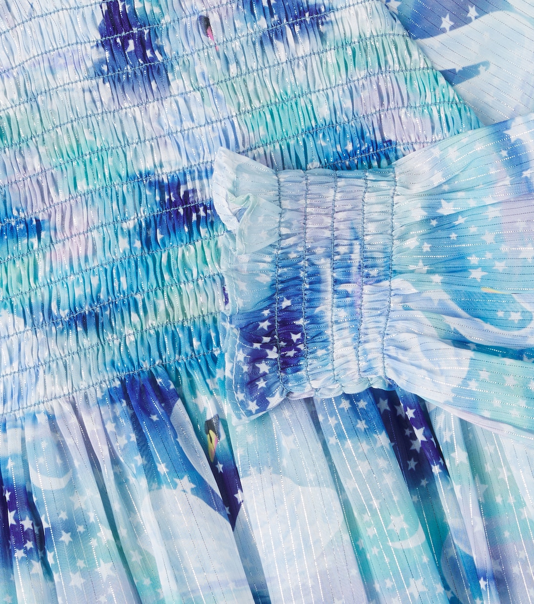 Printed shirred dress | Stella McCartney Kids