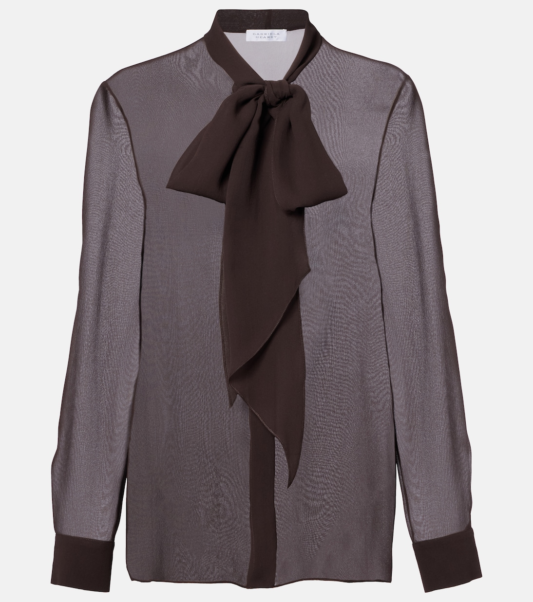 Shildon tie-neck silk blouse | Gabriela Hearst