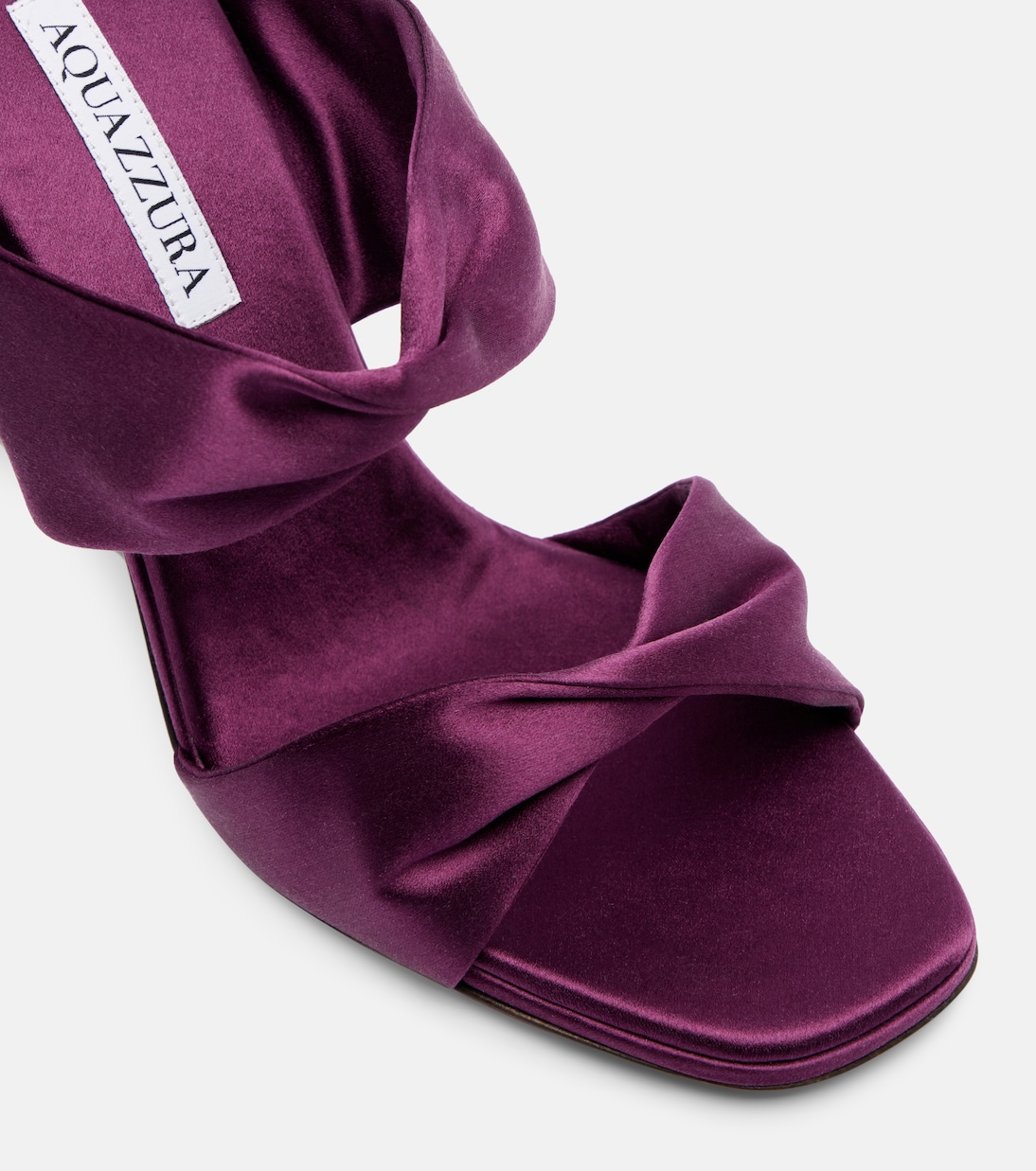 Twist 95 satin mules | Aquazzura