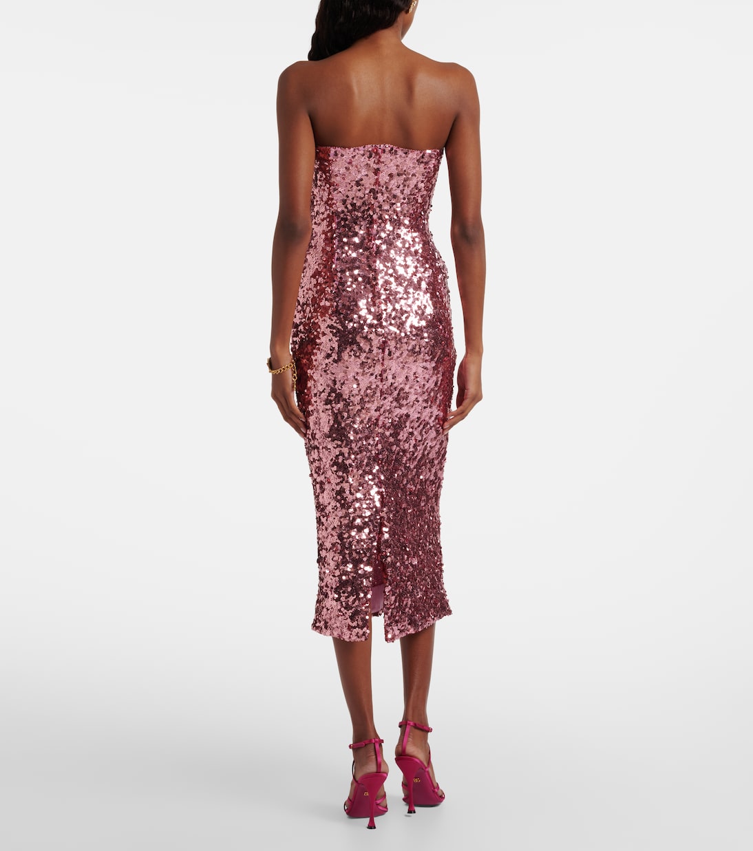 Bustier-Kleid mit Pailletten | Dolce&Gabbana