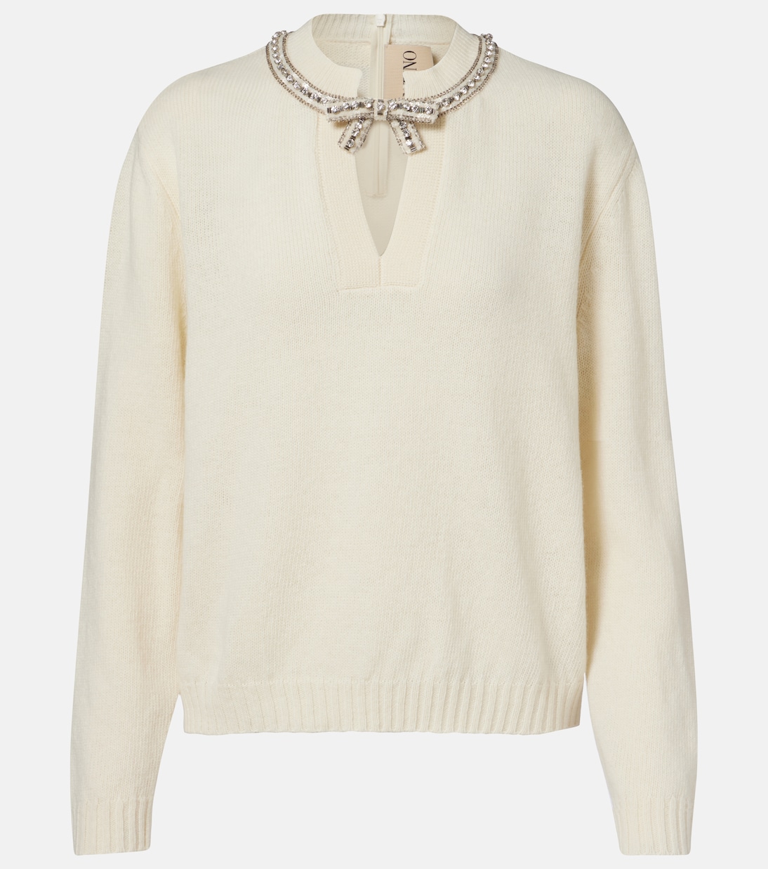 Pull en laine vierge à ornements | Valentino