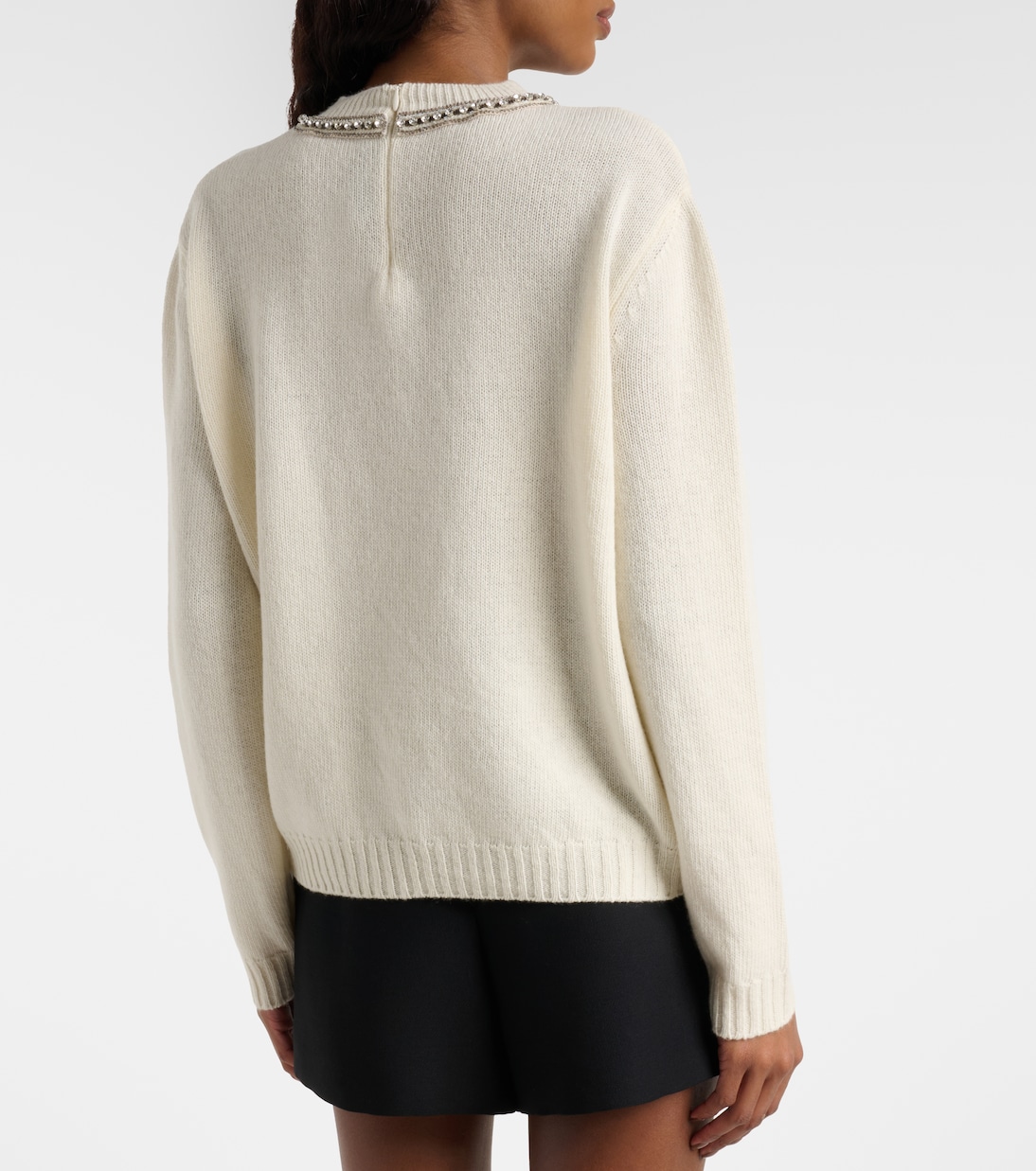 Pull en laine vierge à ornements | Valentino