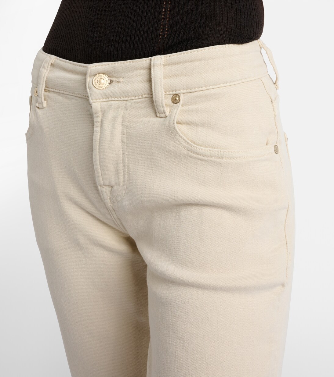 Jeans rectos Calie Straight de tiro medio | 7 For All Mankind