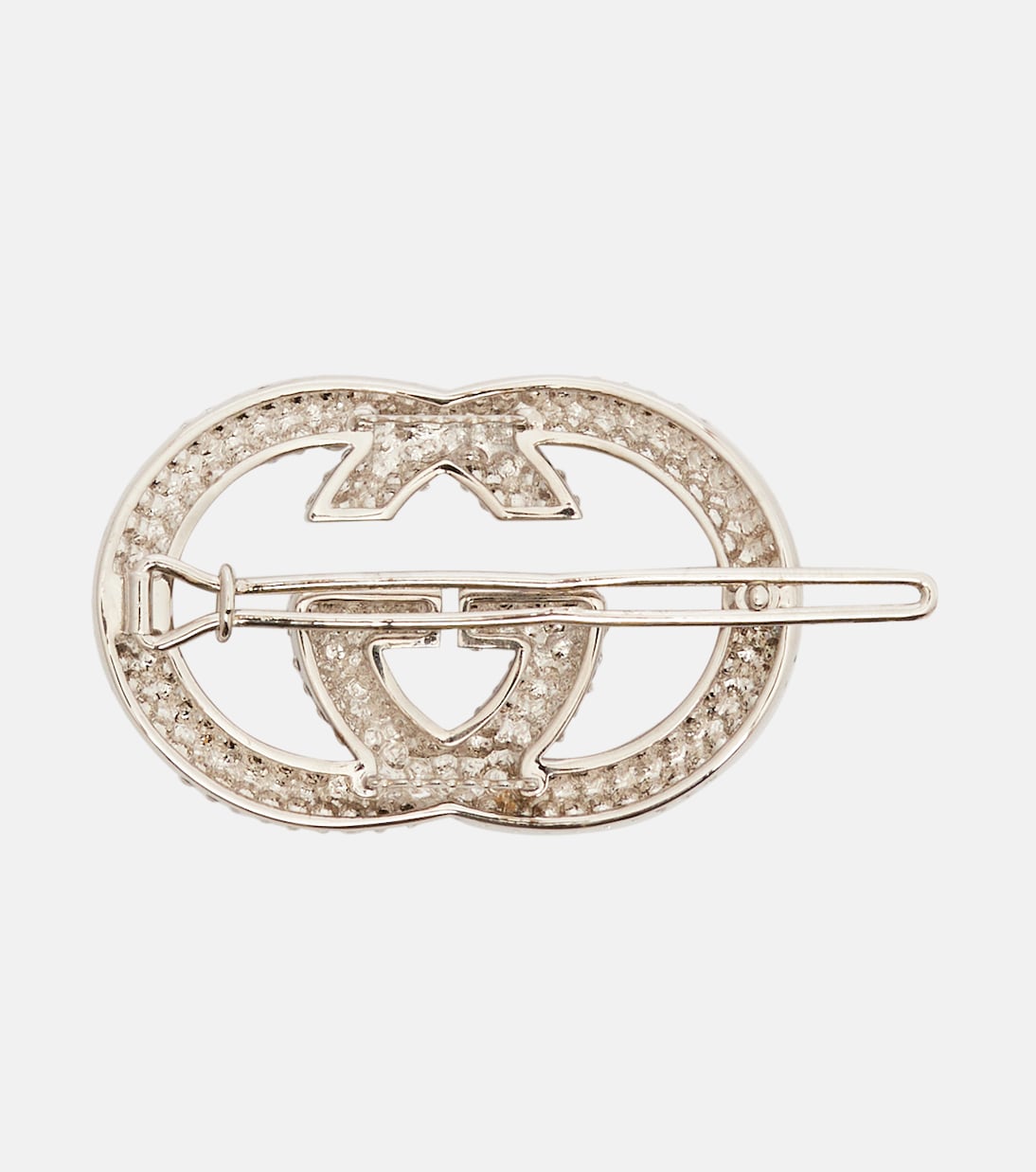 Barrette Interlocking G à cristaux | Gucci