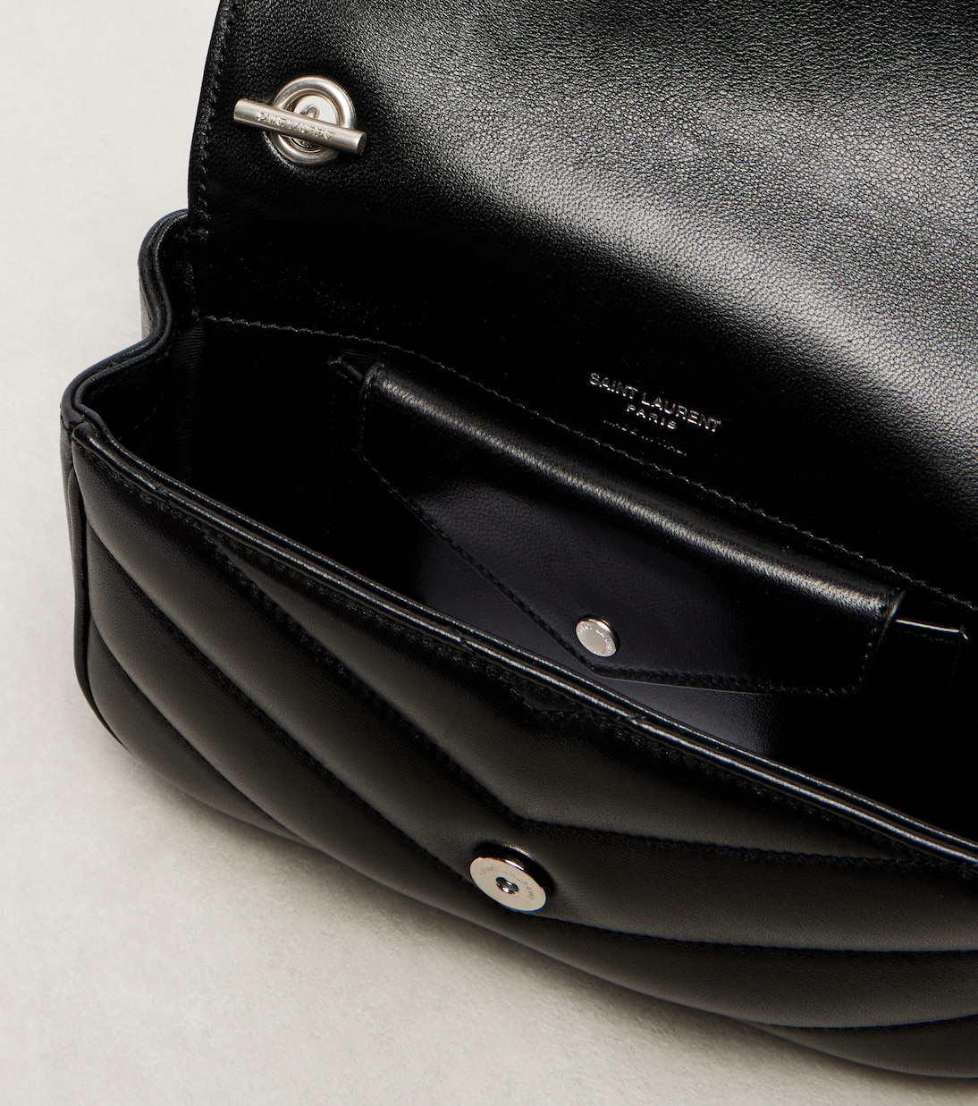 Loulou Mini leather crossbody bag | Saint Laurent