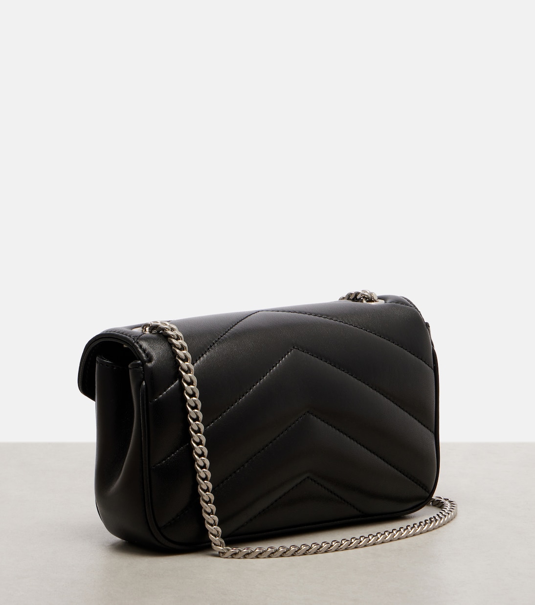 Loulou Mini leather crossbody bag | Saint Laurent