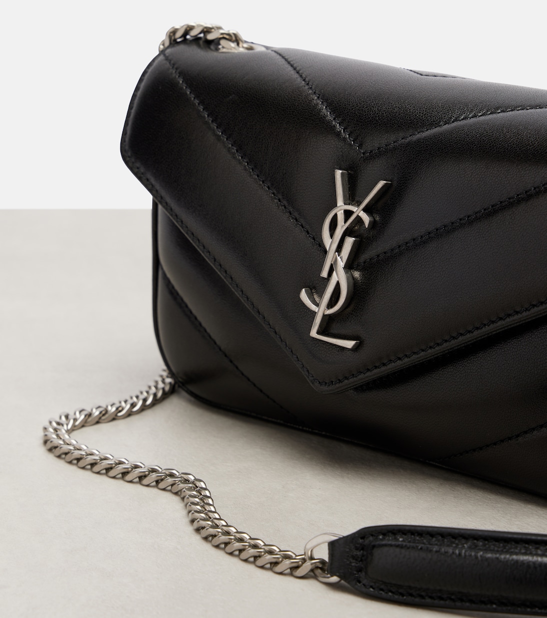 Loulou Mini leather crossbody bag | Saint Laurent