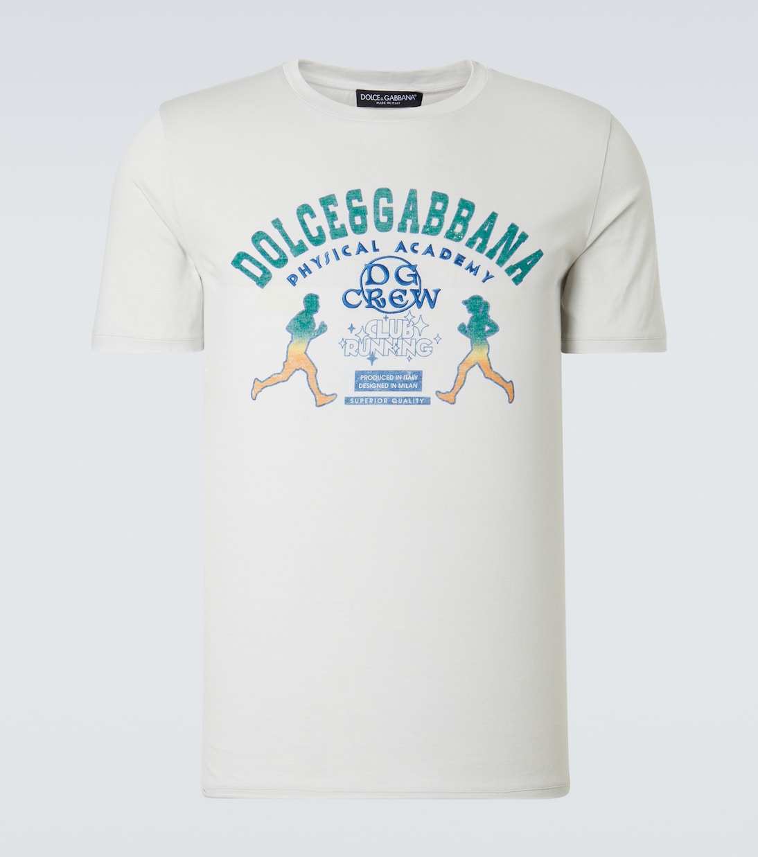 Camiseta de jersey de algodón estampada | Dolce&Gabbana