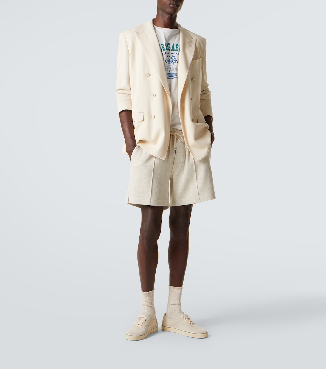 Camiseta de jersey de algodón estampada | Dolce&Gabbana