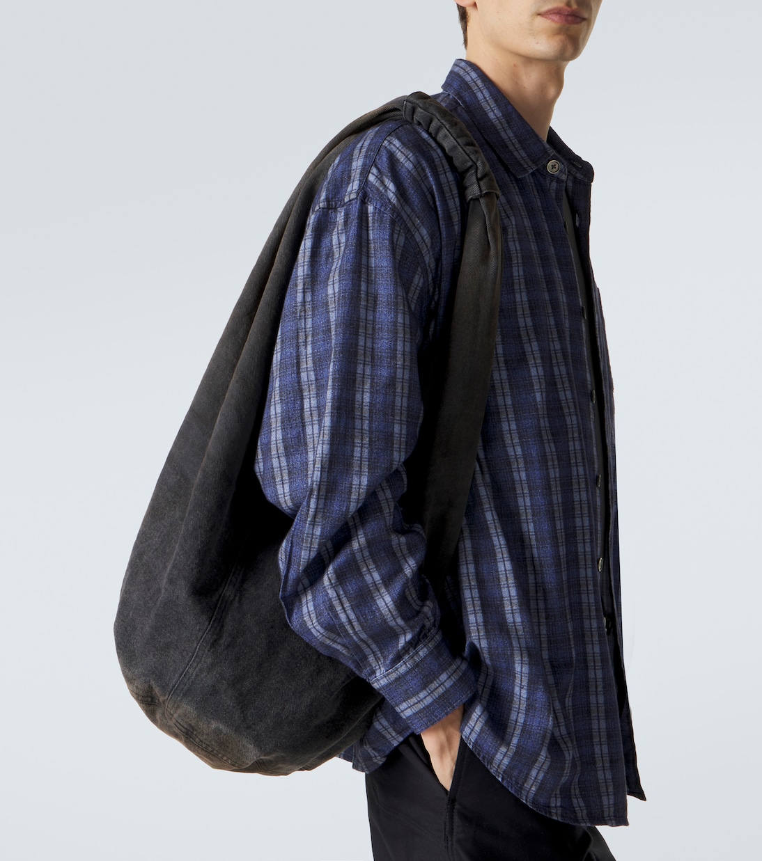 Drip denim shoulder bag | Our Legacy