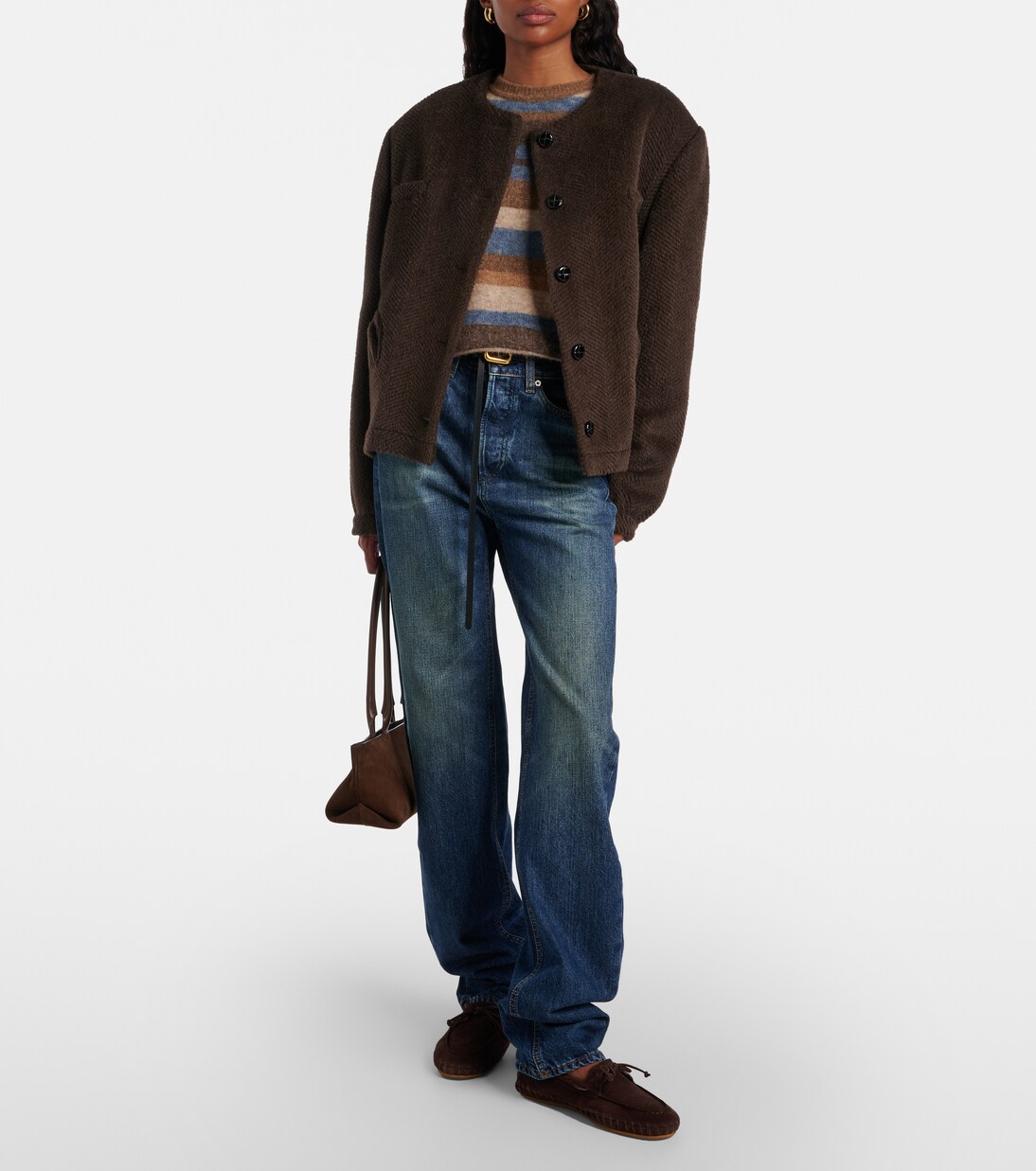 Driver embroidered suede loafers | Le Monde Béryl