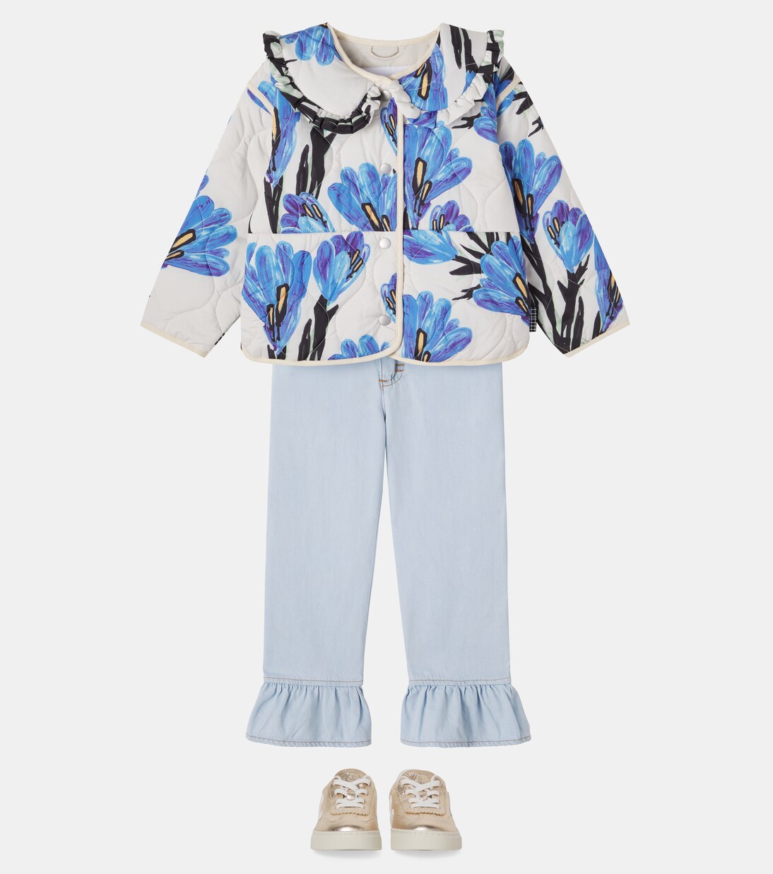 Hailey quilted floral jacket | Molo
