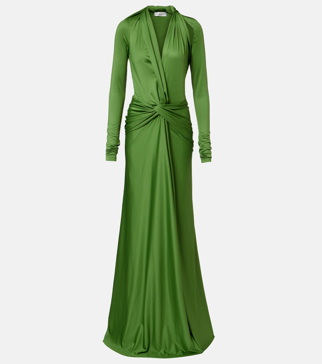 Robe longue drapée | Victoria Beckham