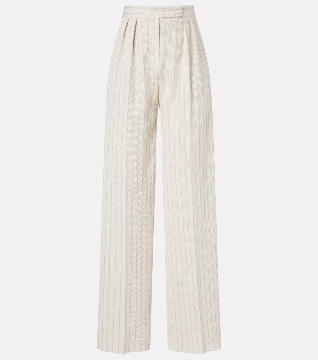 Pantalon ample Osso rayé en coton | Max Mara