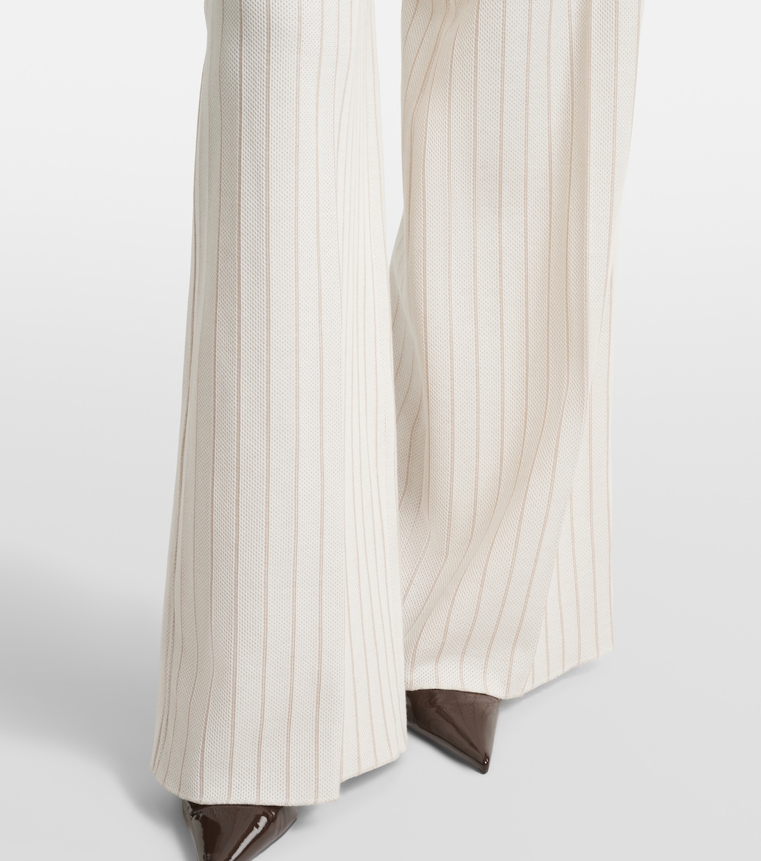 Pantalon ample Osso rayé en coton | Max Mara