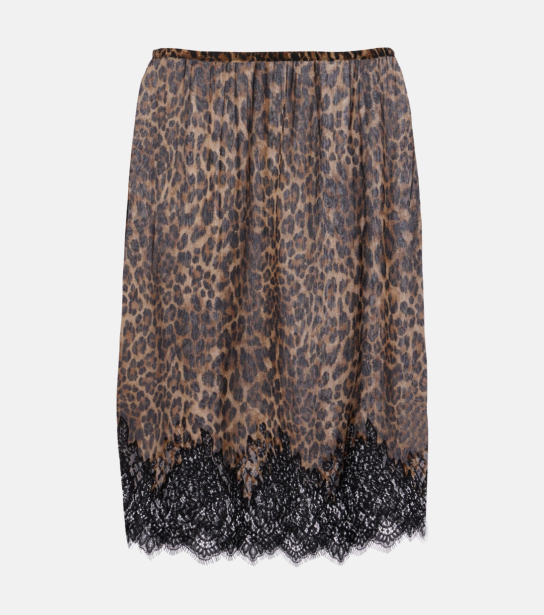 Thea animal-print silk midi skirt | Nili Lotan