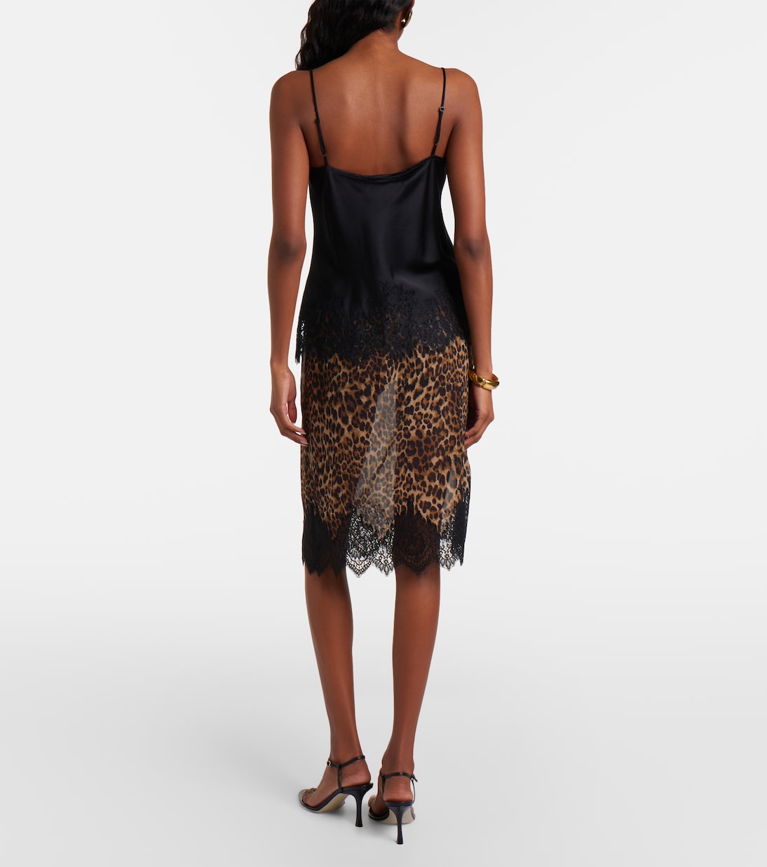 Thea animal-print silk midi skirt | Nili Lotan