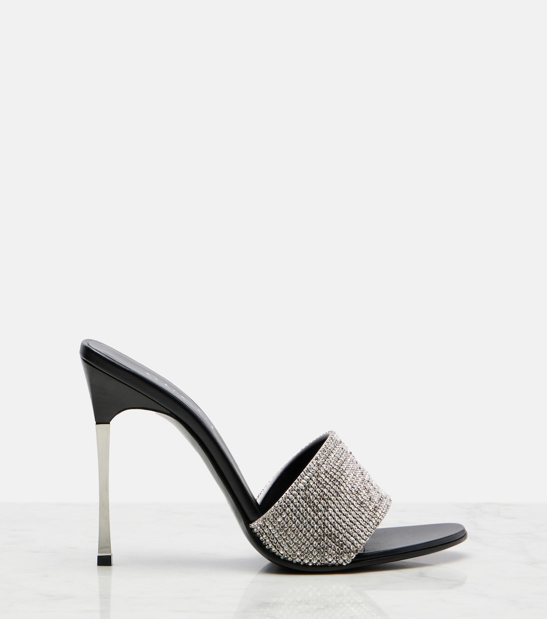 Bombshell 120 embellished satin mules | Gucci