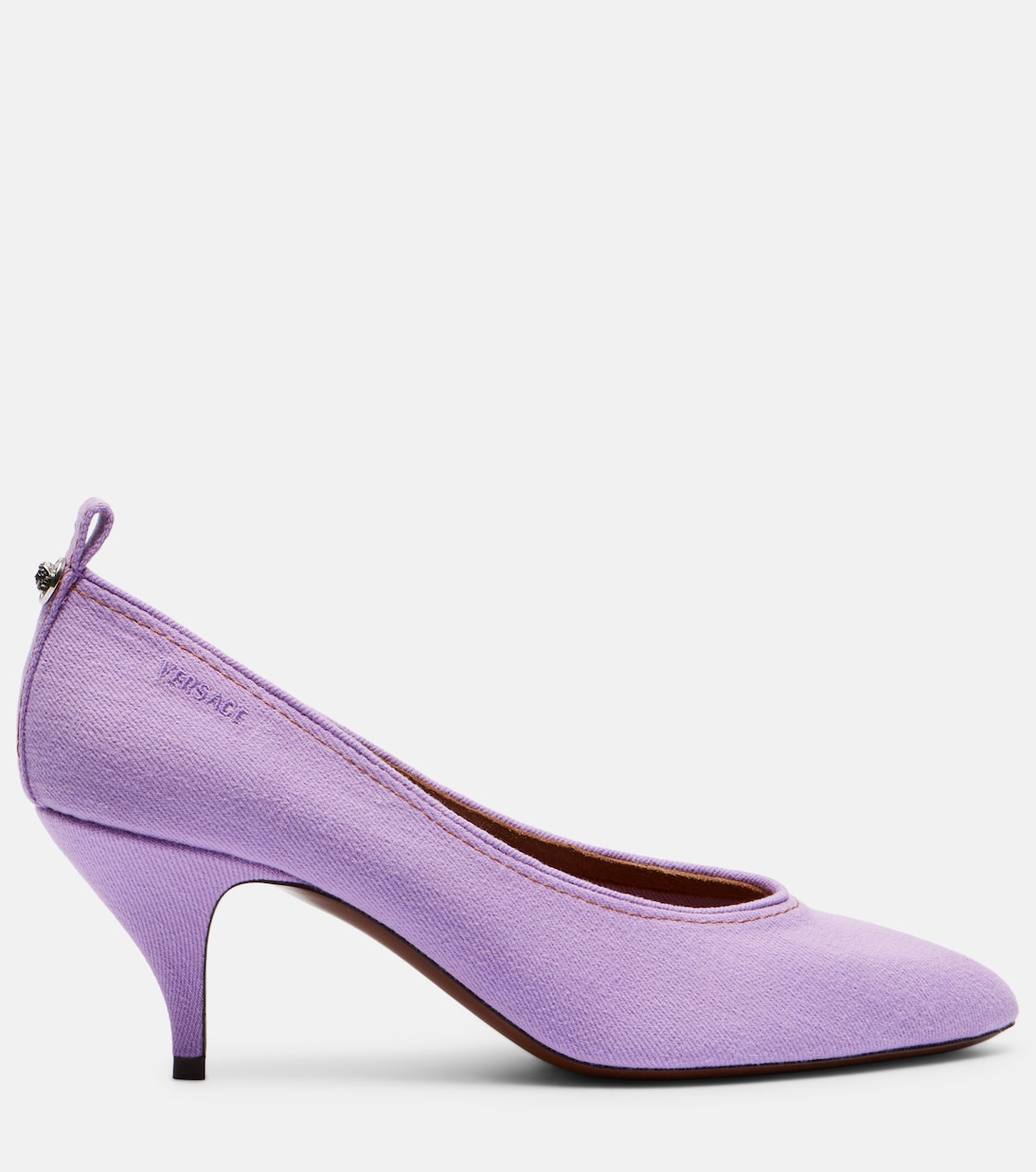 Pumps Tina aus Denim | Versace