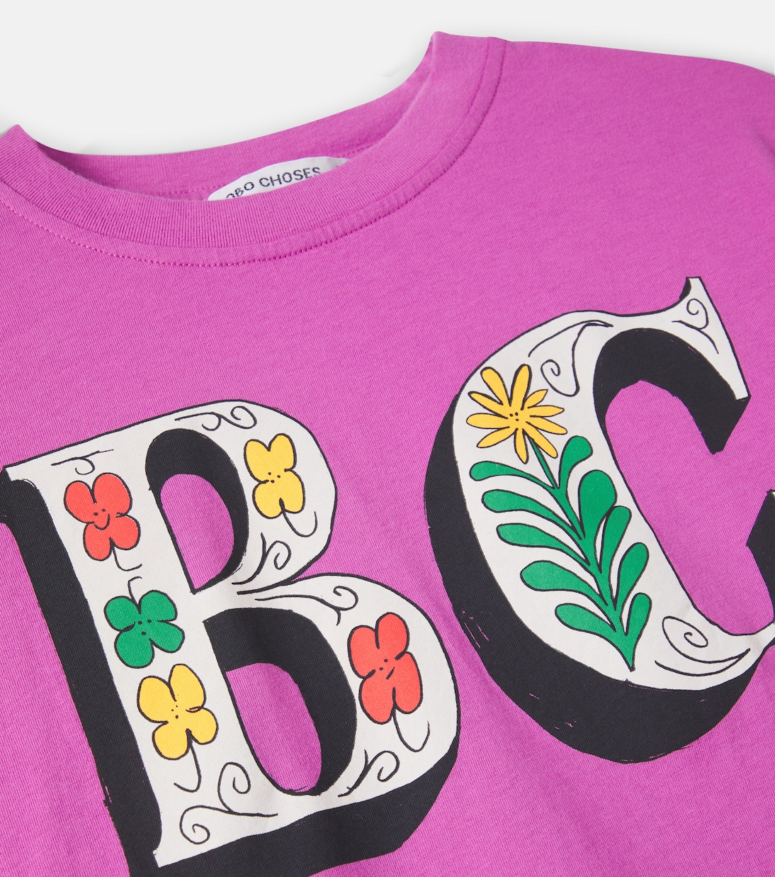 T-shirt Spring Letters en coton | Bobo Choses