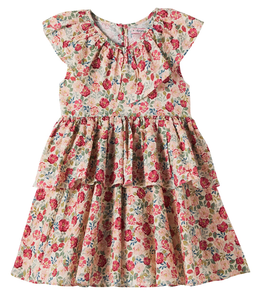 Bella floral ruffled cotton dress | Konges Sløjd
