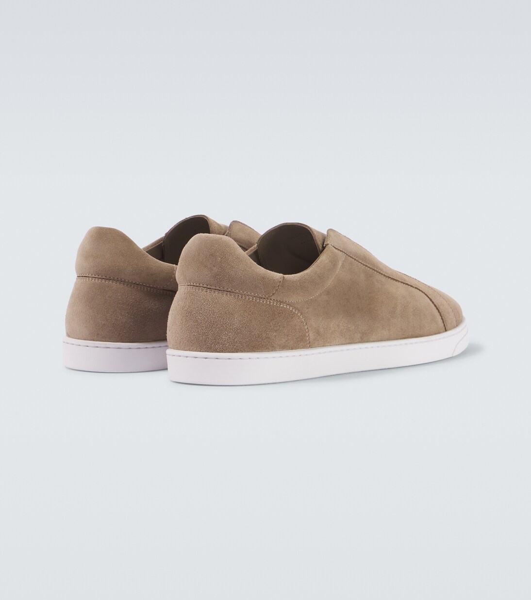 Open suede sneakers | Magnanni