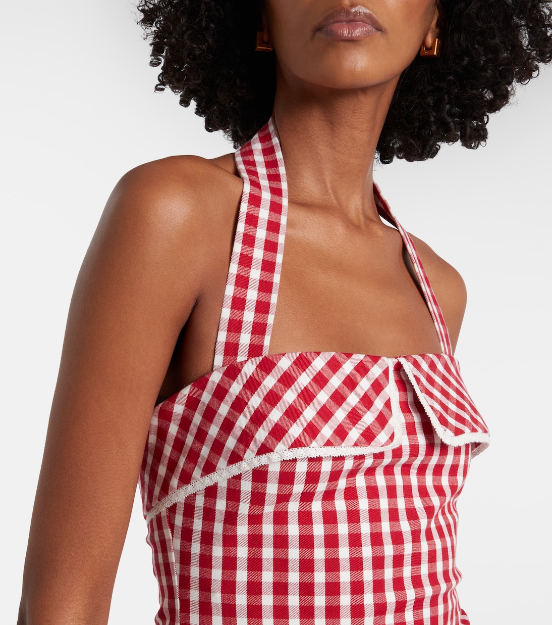 Midikleid Ebony aus einem Baumwollgemisch | Posse