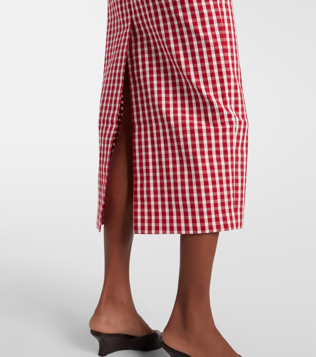 Midikleid Ebony aus einem Baumwollgemisch | Posse