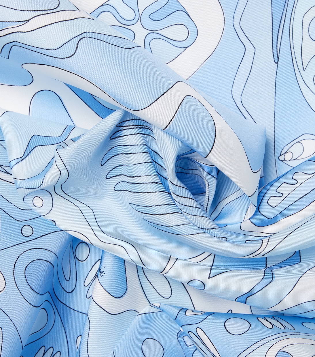 Angoli silk twill scarf | Pucci