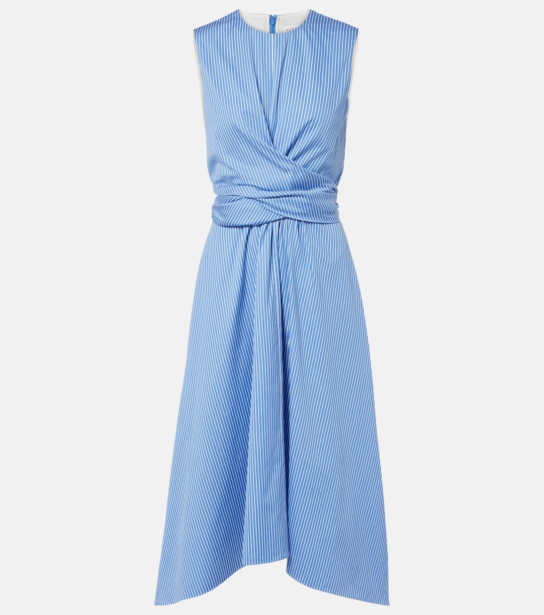 Vestido midi Penny de algodón a rayas | Altuzarra