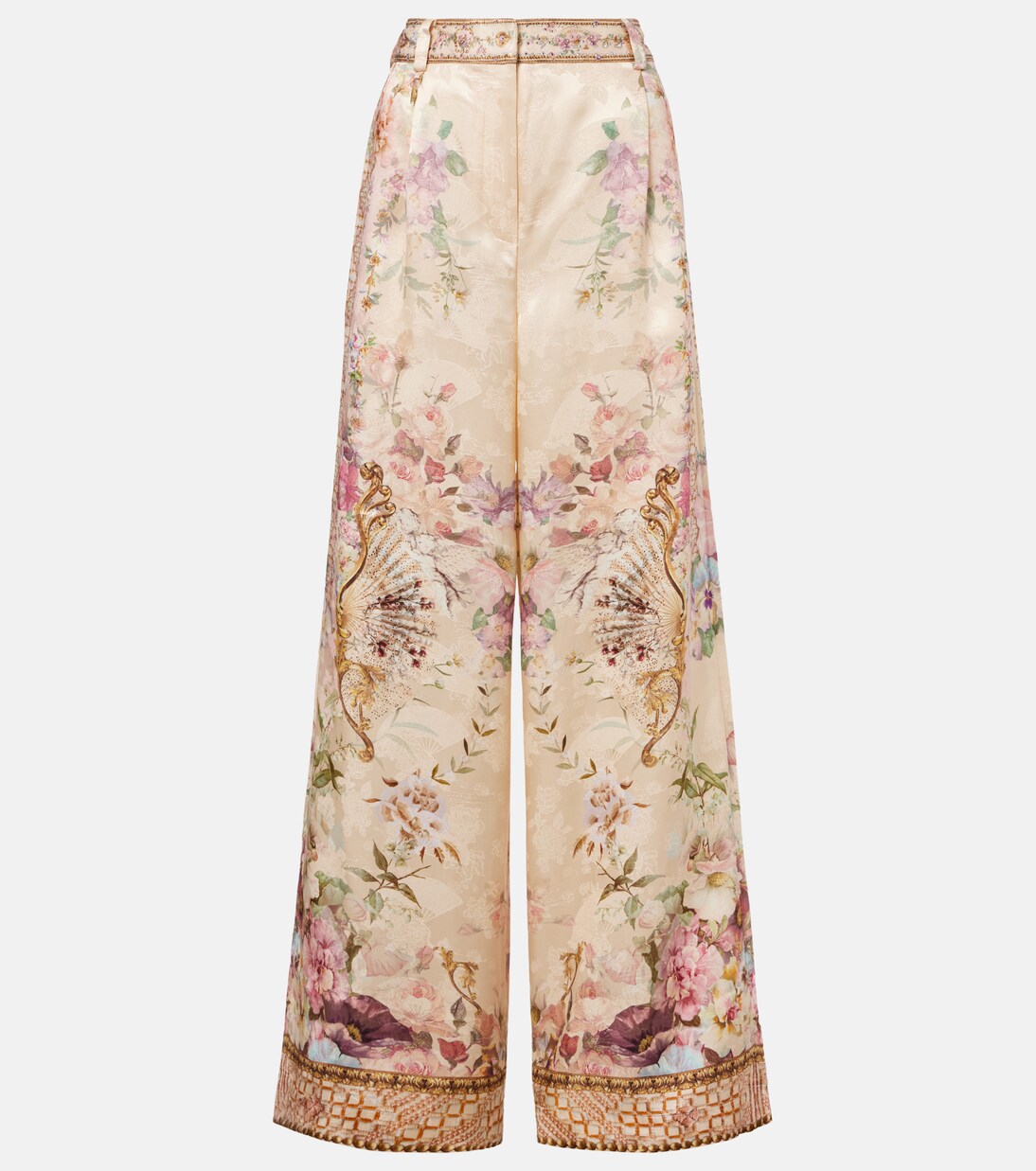 Printed wide-leg pants | Camilla