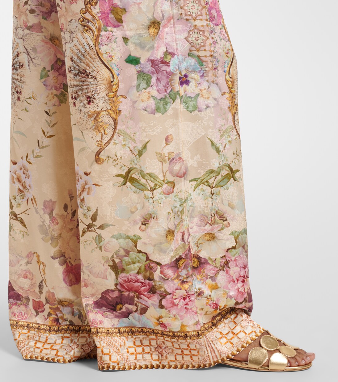 Printed wide-leg pants | Camilla