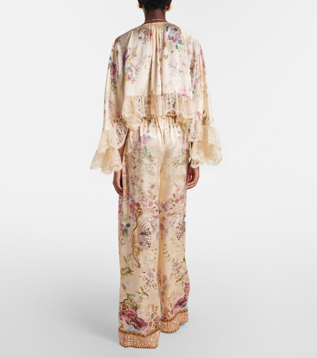 Printed wide-leg pants | Camilla