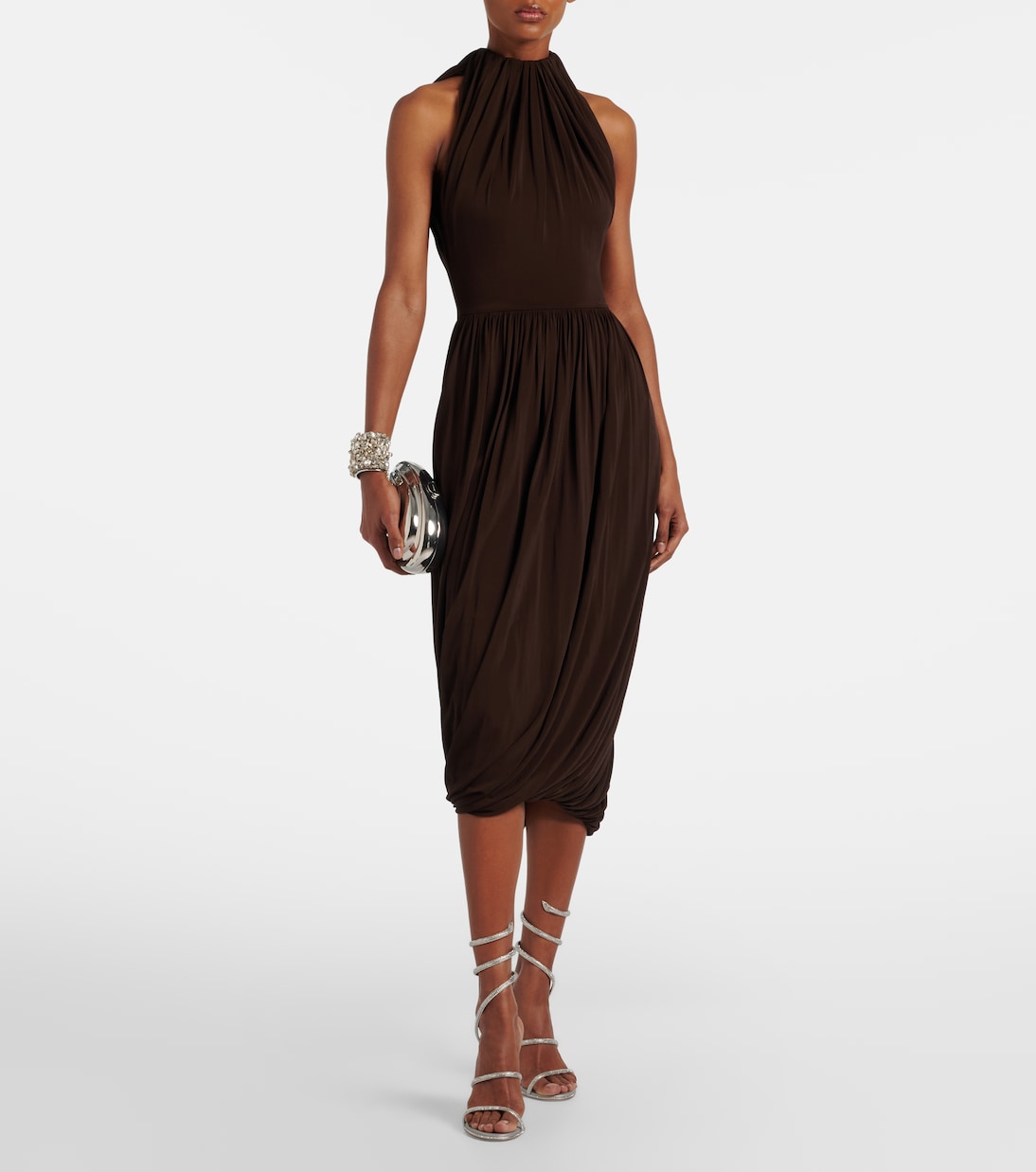 Cleo embellished satin sandals | Rene Caovilla