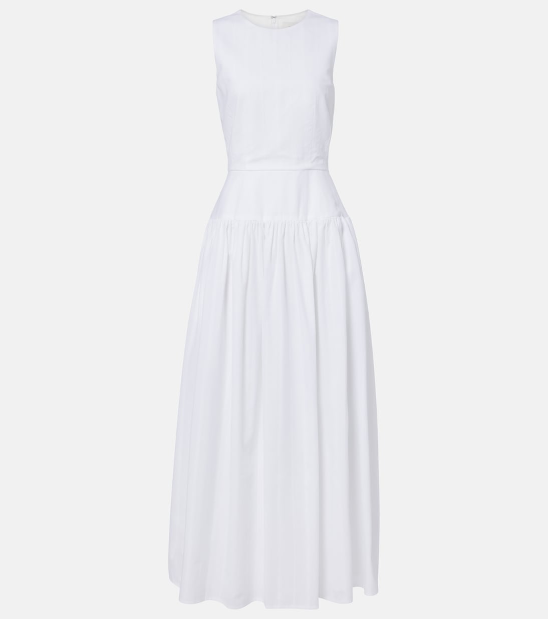 Maxikleid Ama aus Baumwollpopeline | Loulou de Saison