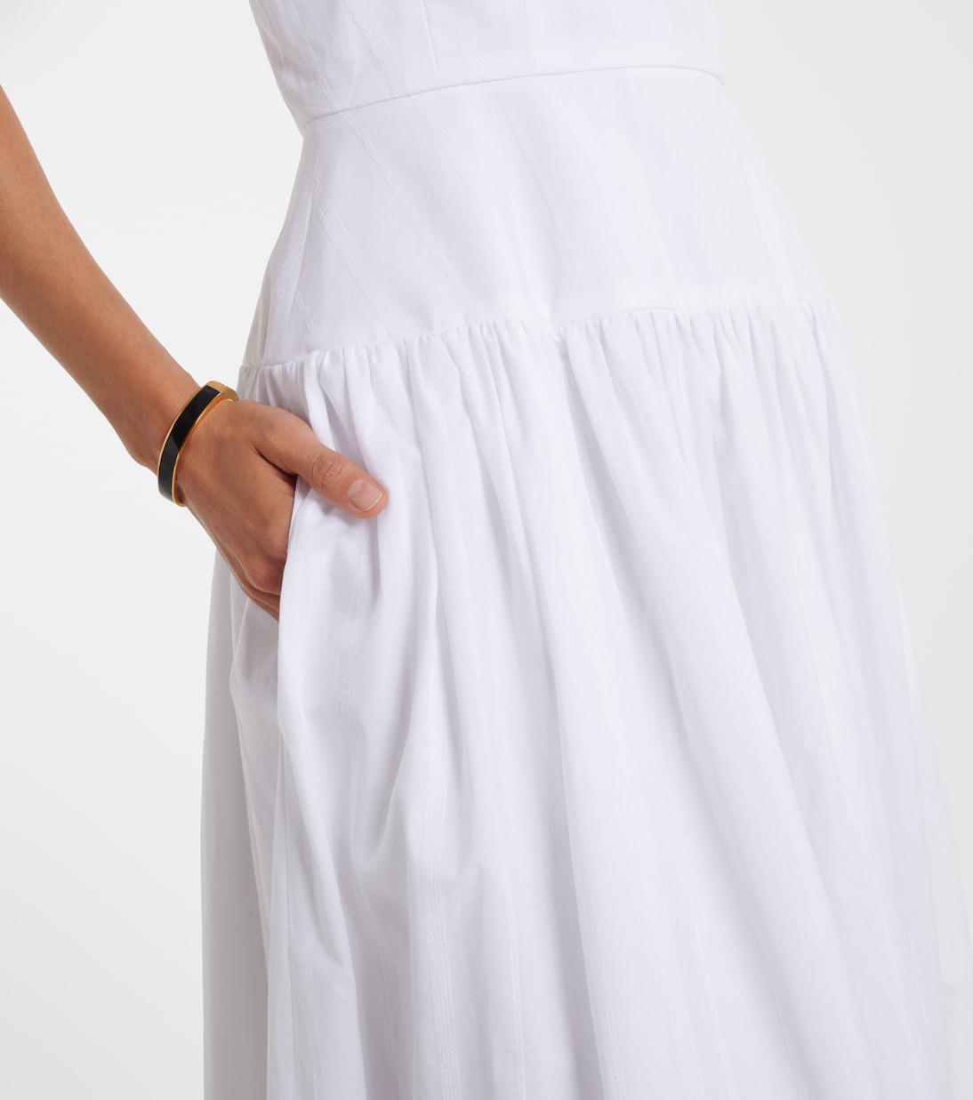 Maxikleid Ama aus Baumwollpopeline | Loulou de Saison