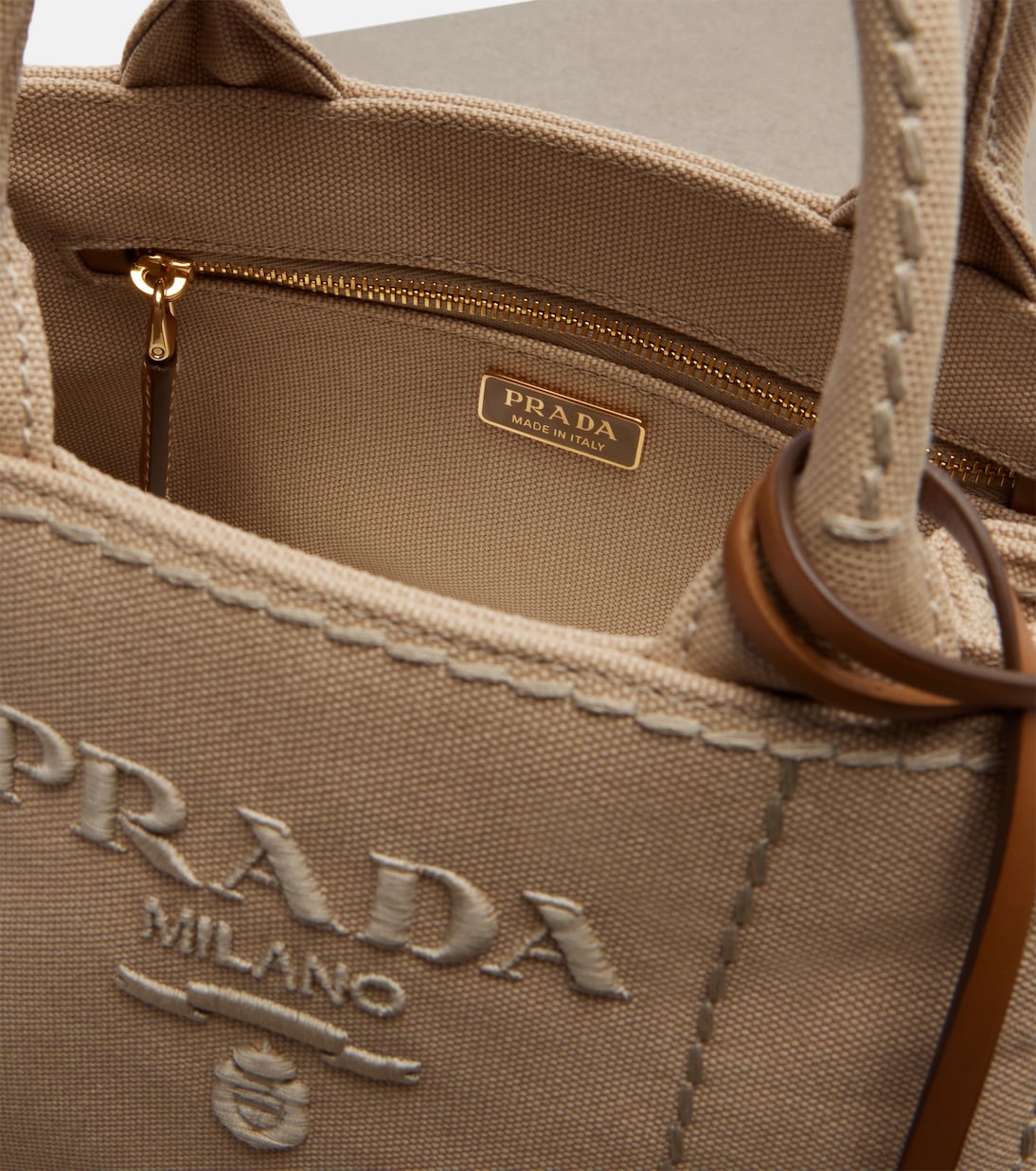 Henkeltasche Prada Jardinière aus Canvas | Prada