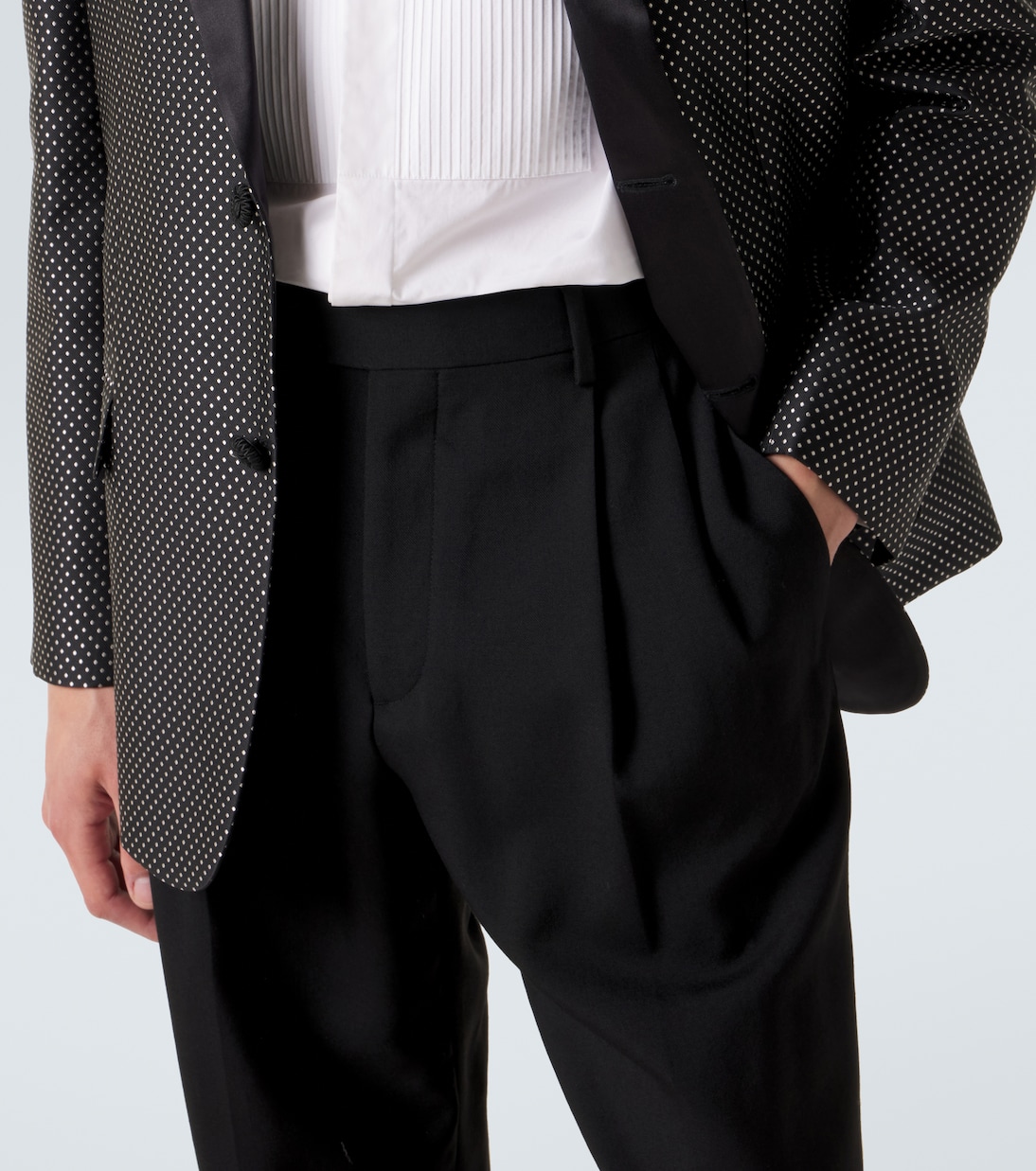 Pantalon droit en laine vierge | Valentino