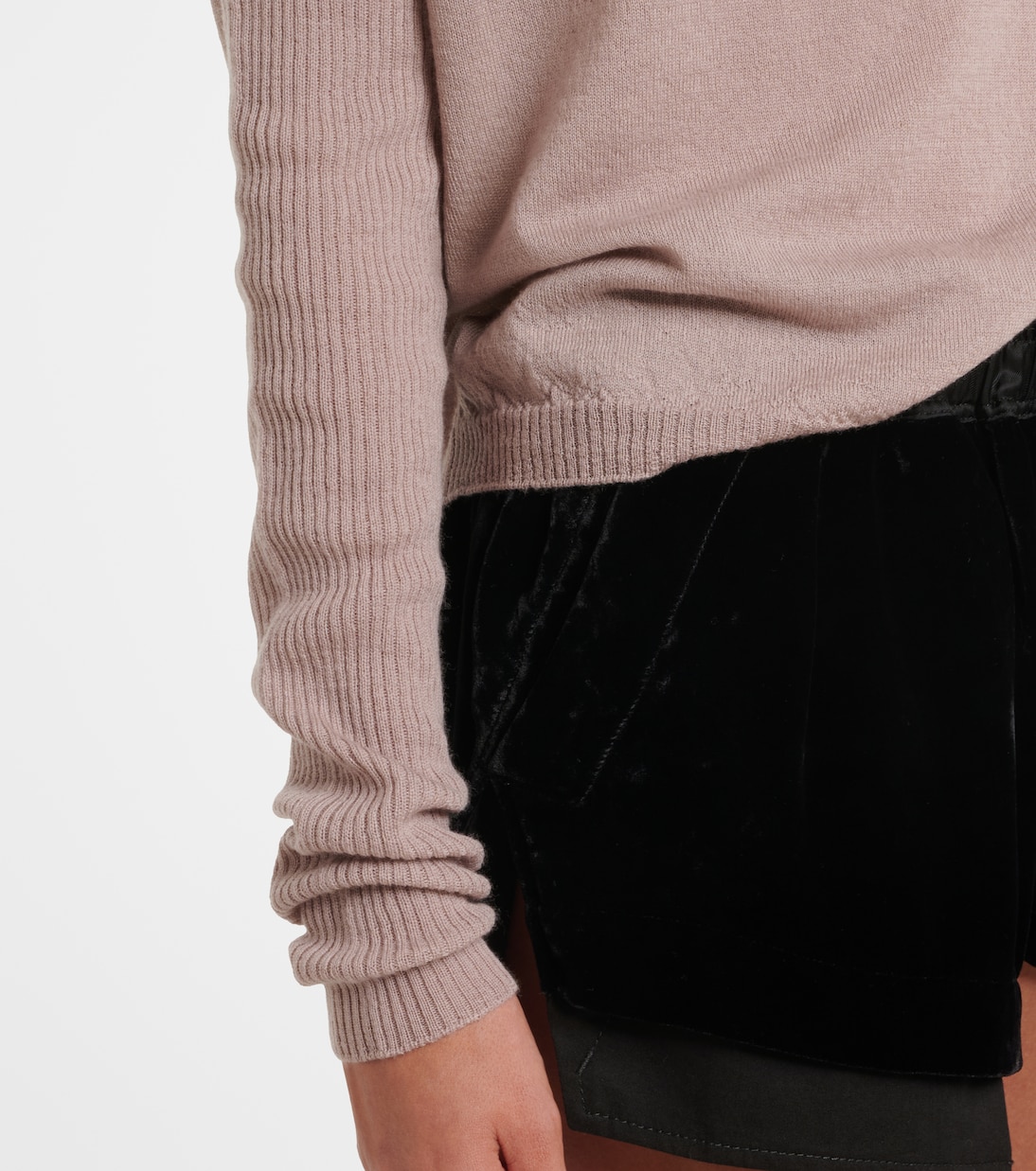 LS Crater virgin wool sweater  | Rick Owens