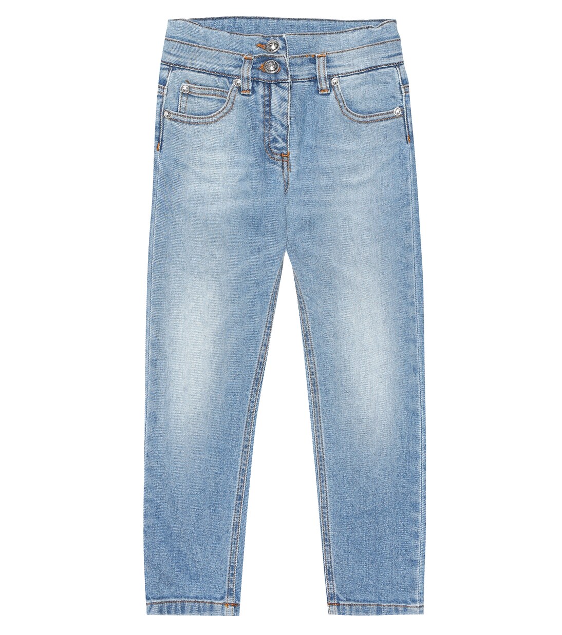 patch denim jeans | Balmain Kids