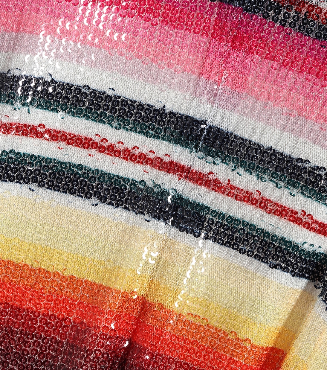 Sarape sequined striped maxi dress | Alanui