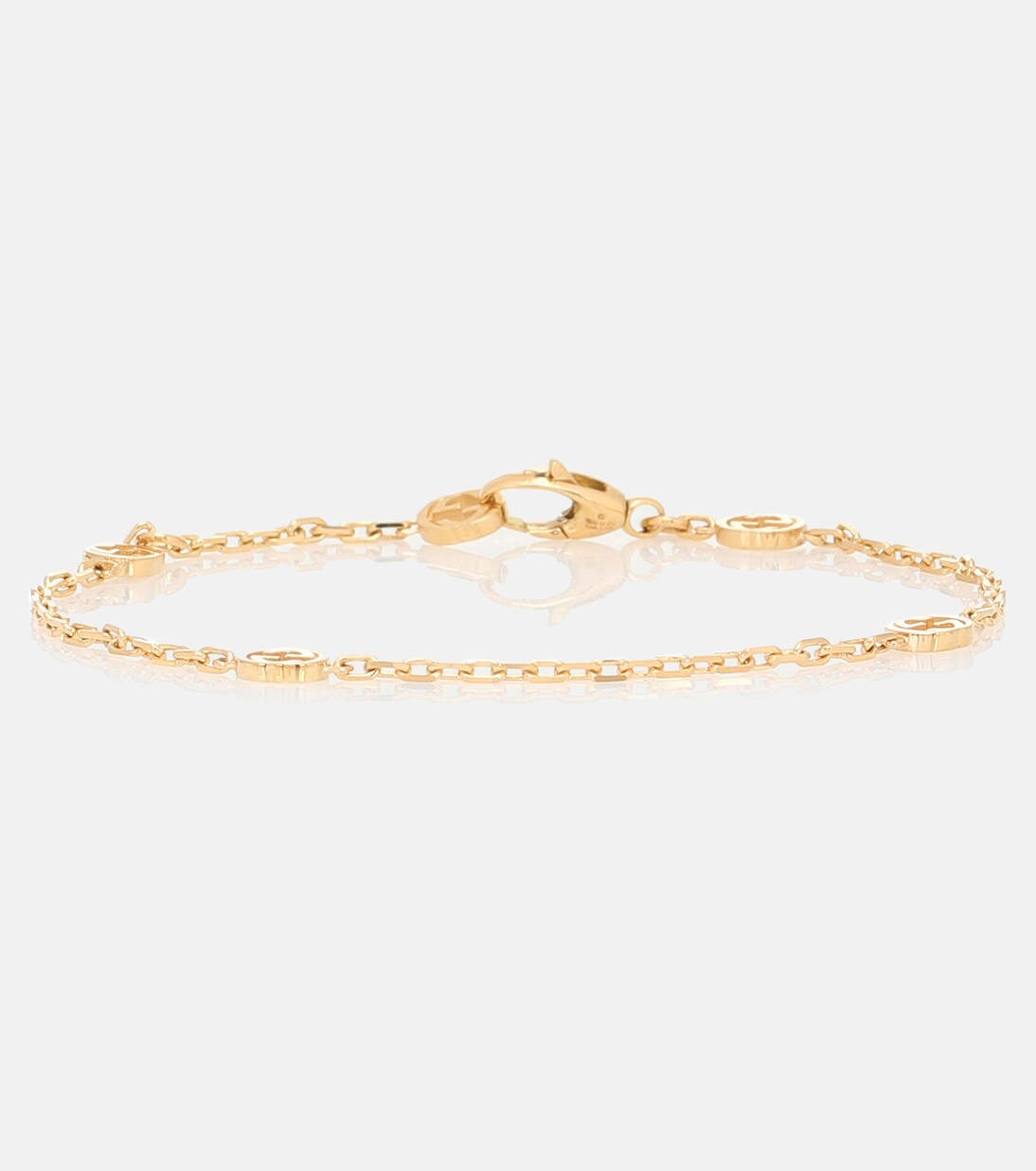 Pulsera Interlocking G de oro de 18 ct | Gucci